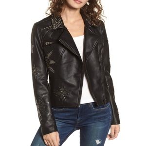 NEW BLANKNYC ‘Star Struck’ Faux Leather Jacket